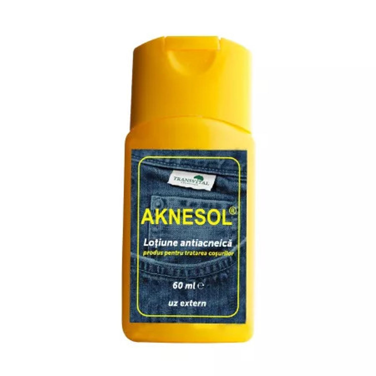 Lotiune antiacneica Aknesol 60 ml Transvital fotografia produsului