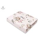 Miminu-Cearceaf cu elastic pentru patut leagan sau patut co-sleeper,90x40 cm,Bumbac,Little Ballerina Pink fotografia produsului