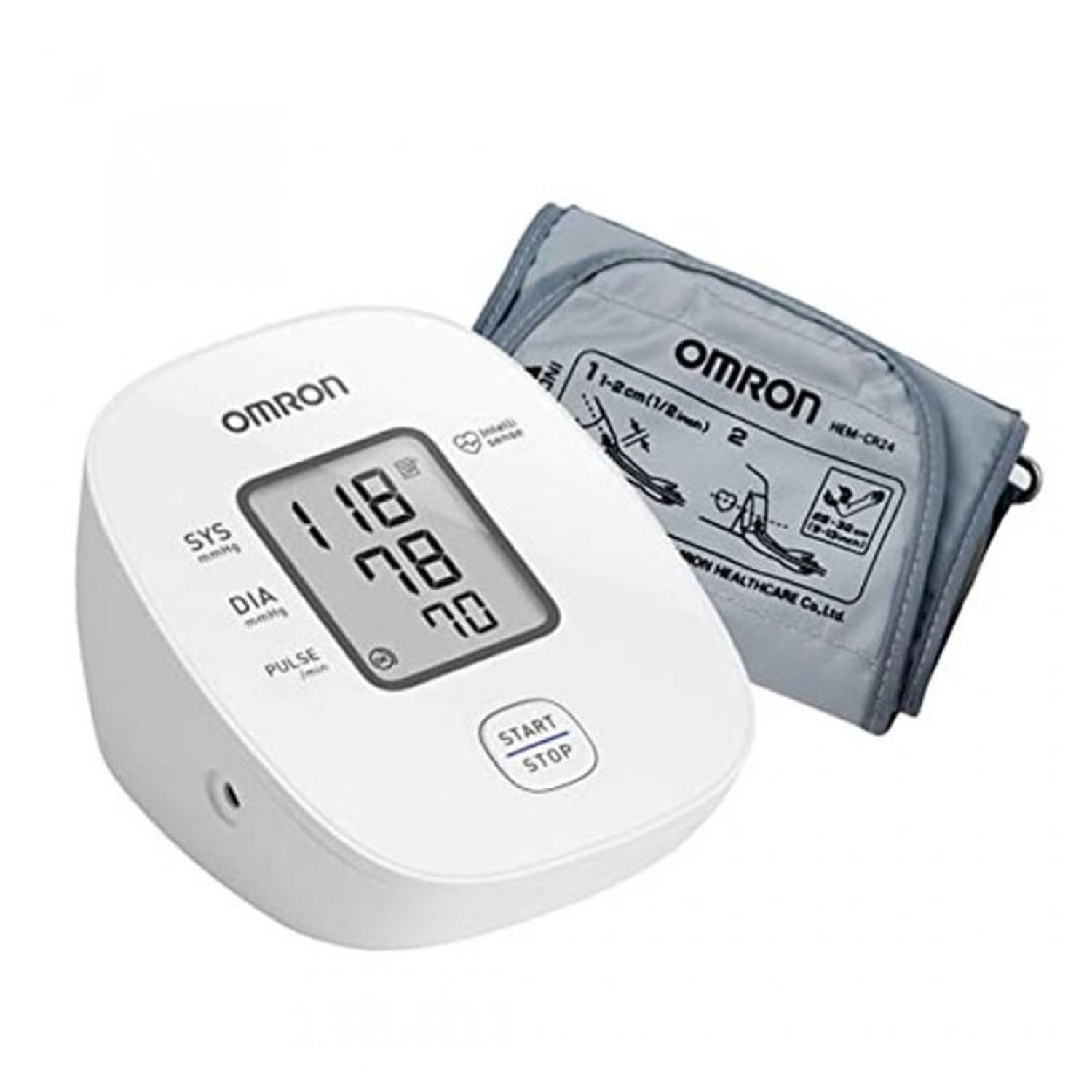 Tensiometru electronic de brat Omron M2 Basic, HEM-7121J-E, manseta 22 - 32 cm, cu alimentator Redline compatibil fotografia produsului View 3 L