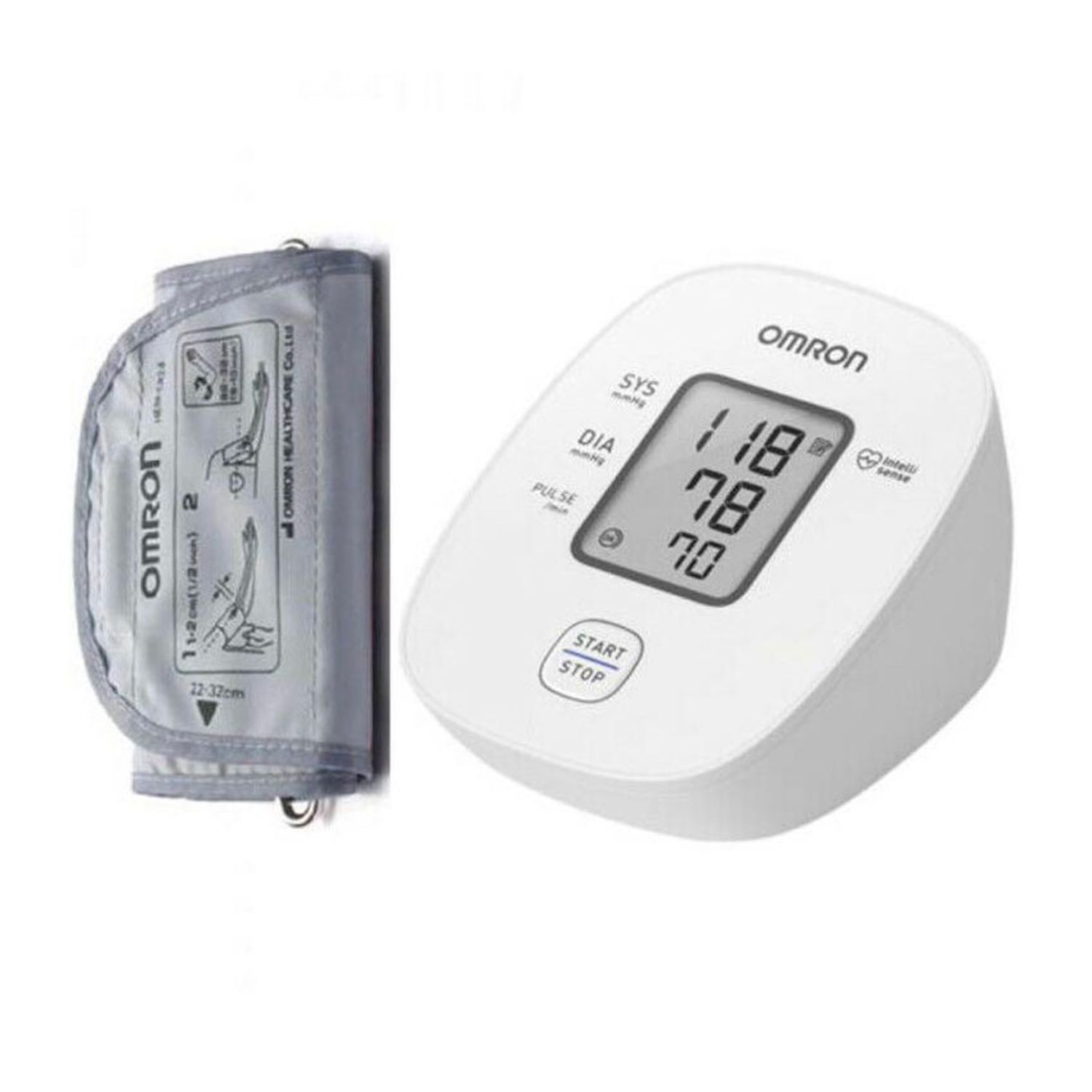 Tensiometru electronic de brat Omron M2 Basic, HEM-7121J-E, manseta 22 - 32 cm, cu alimentator Redline compatibil fotografia produsului View 4 L