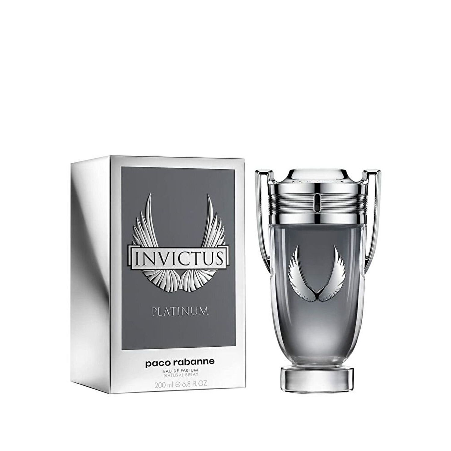 Apa de parfum Paco Rabanne Invictus Platinum, 200 ml, pentru barbati фото продукта