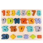 Phoohi PH07J012 Puzzle incastru din lemn cu numere de la 1 la 20 fotografia produsului View 4 S