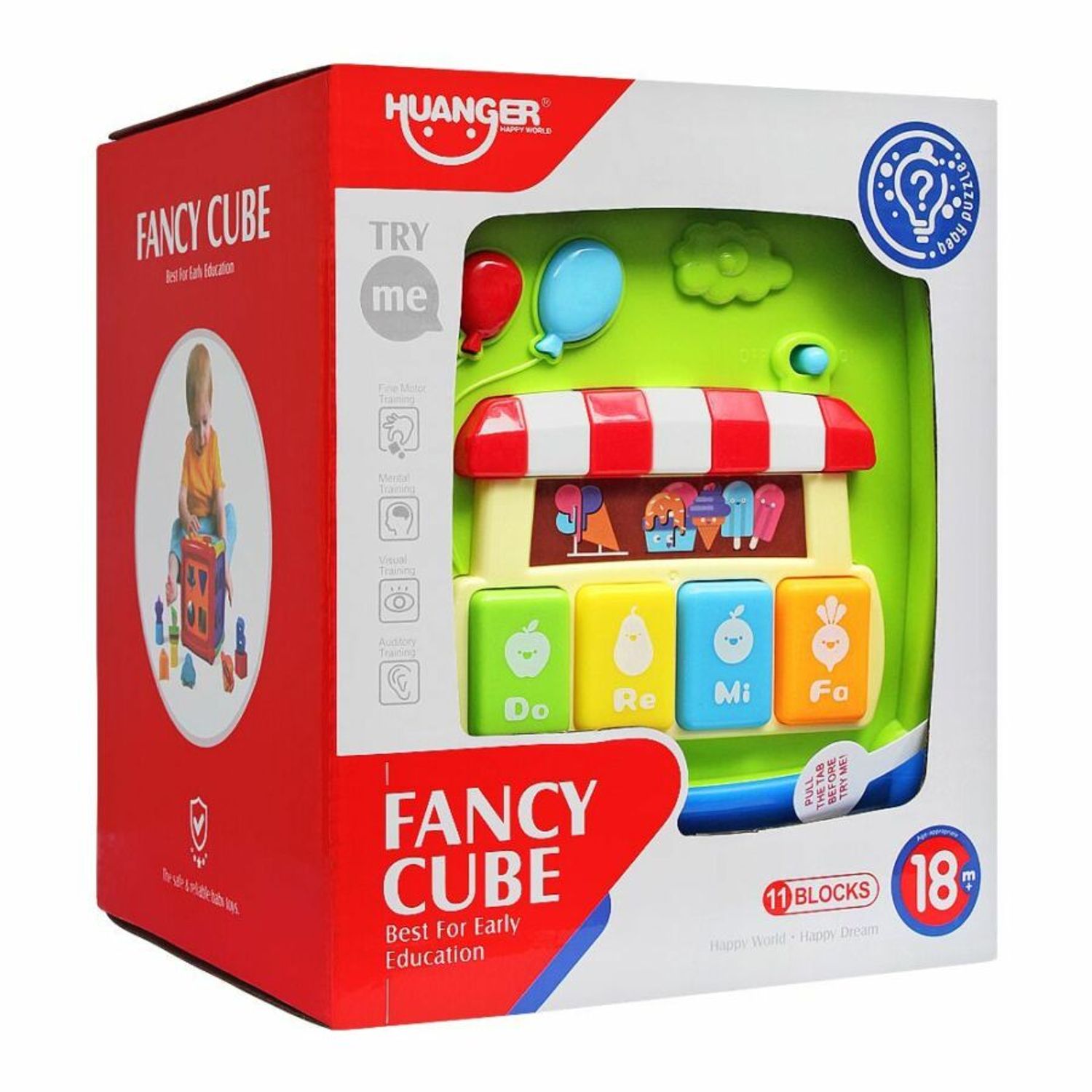 Huanger HE0520 Jucarie educationala cub de sortare interactiv fotografia produsului View 3 L
