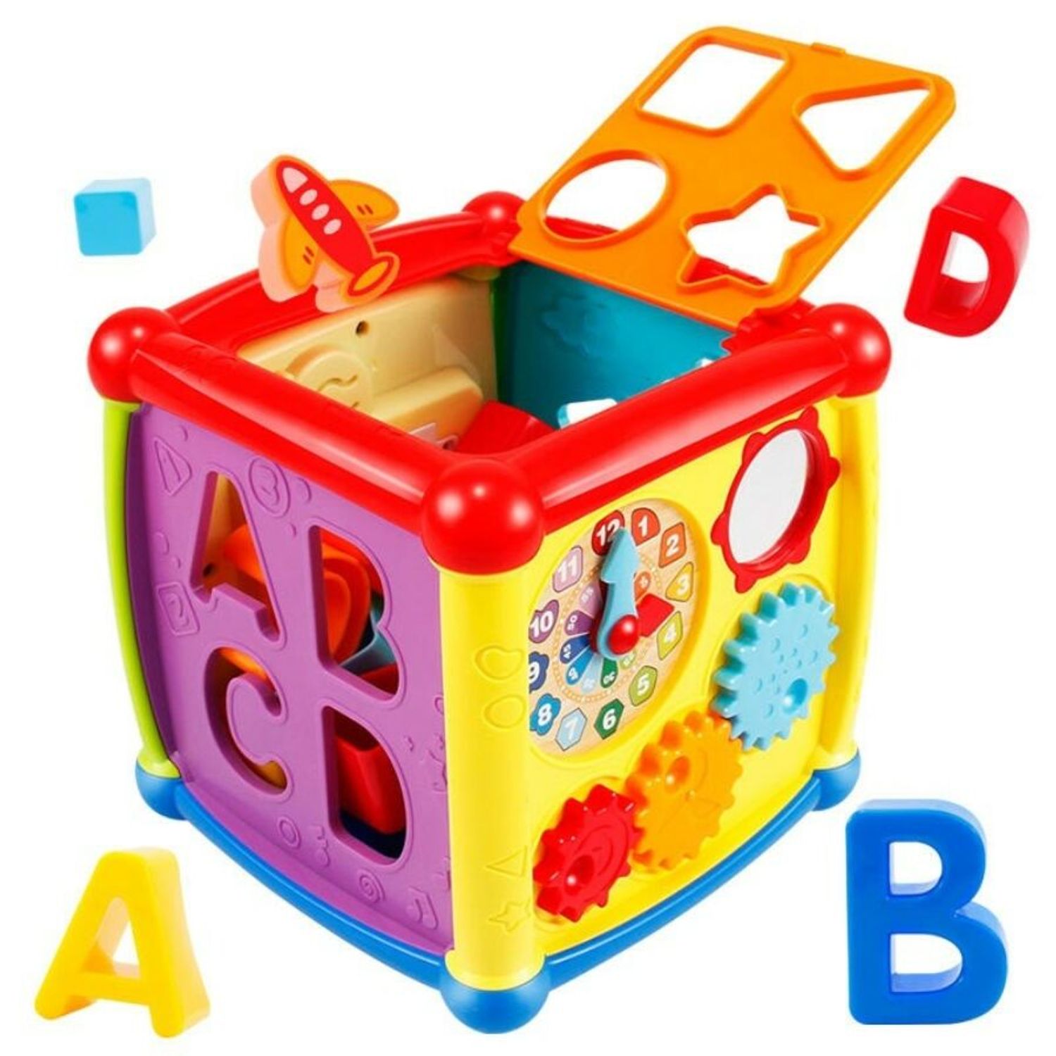 Huanger HE0520 Jucarie educationala cub de sortare interactiv fotografia produsului View 2 L