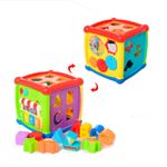 Huanger HE0520 Jucarie educationala cub de sortare interactiv fotografia produsului