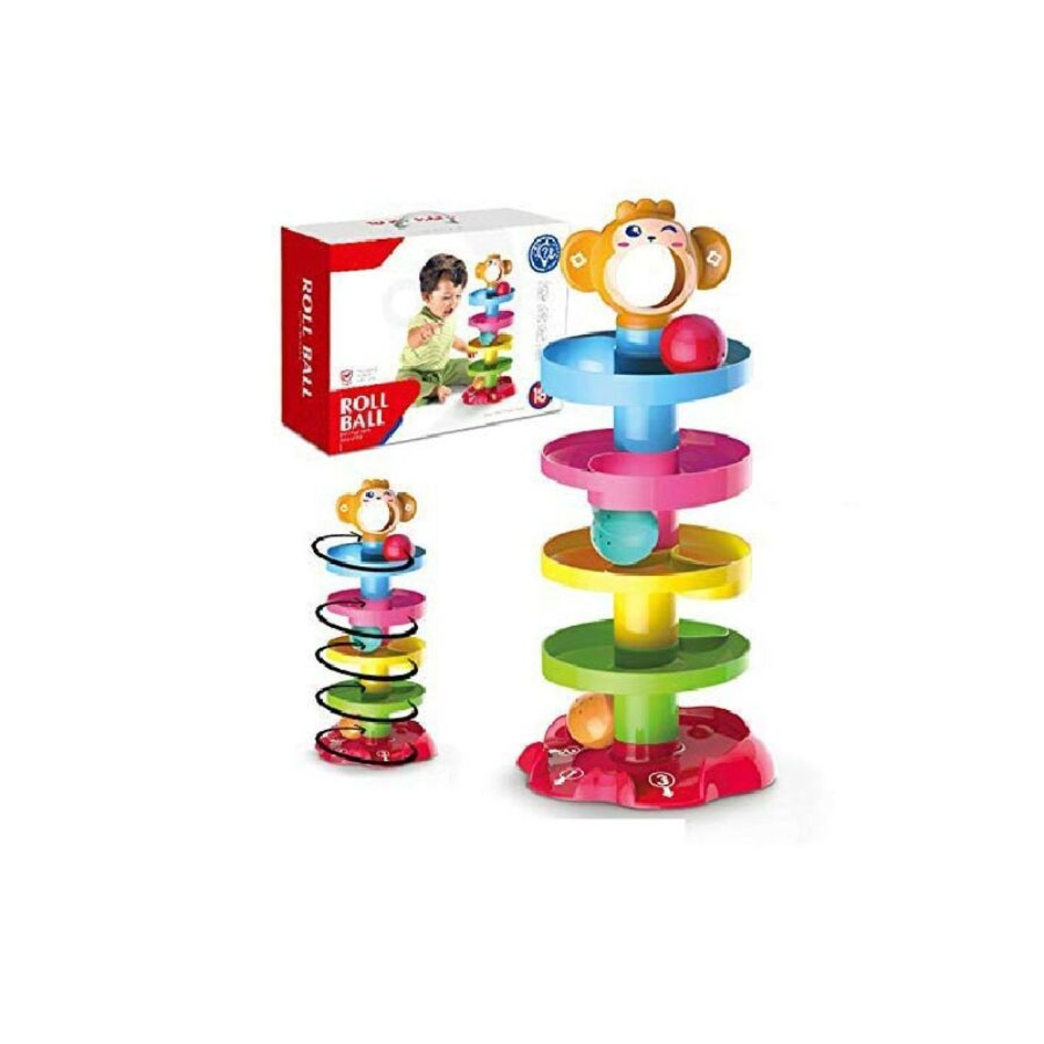 Huanger HE0205 Turnulet bebe cu bile colorate fotografia produsului View 3 L