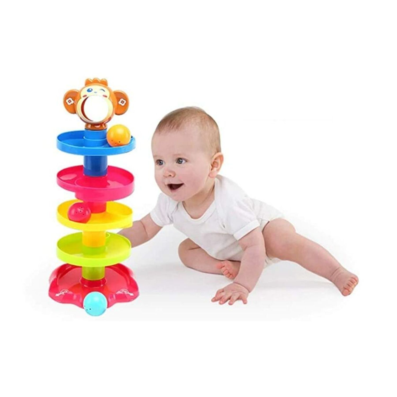 Huanger HE0205 Turnulet bebe cu bile colorate fotografia produsului View 2 L