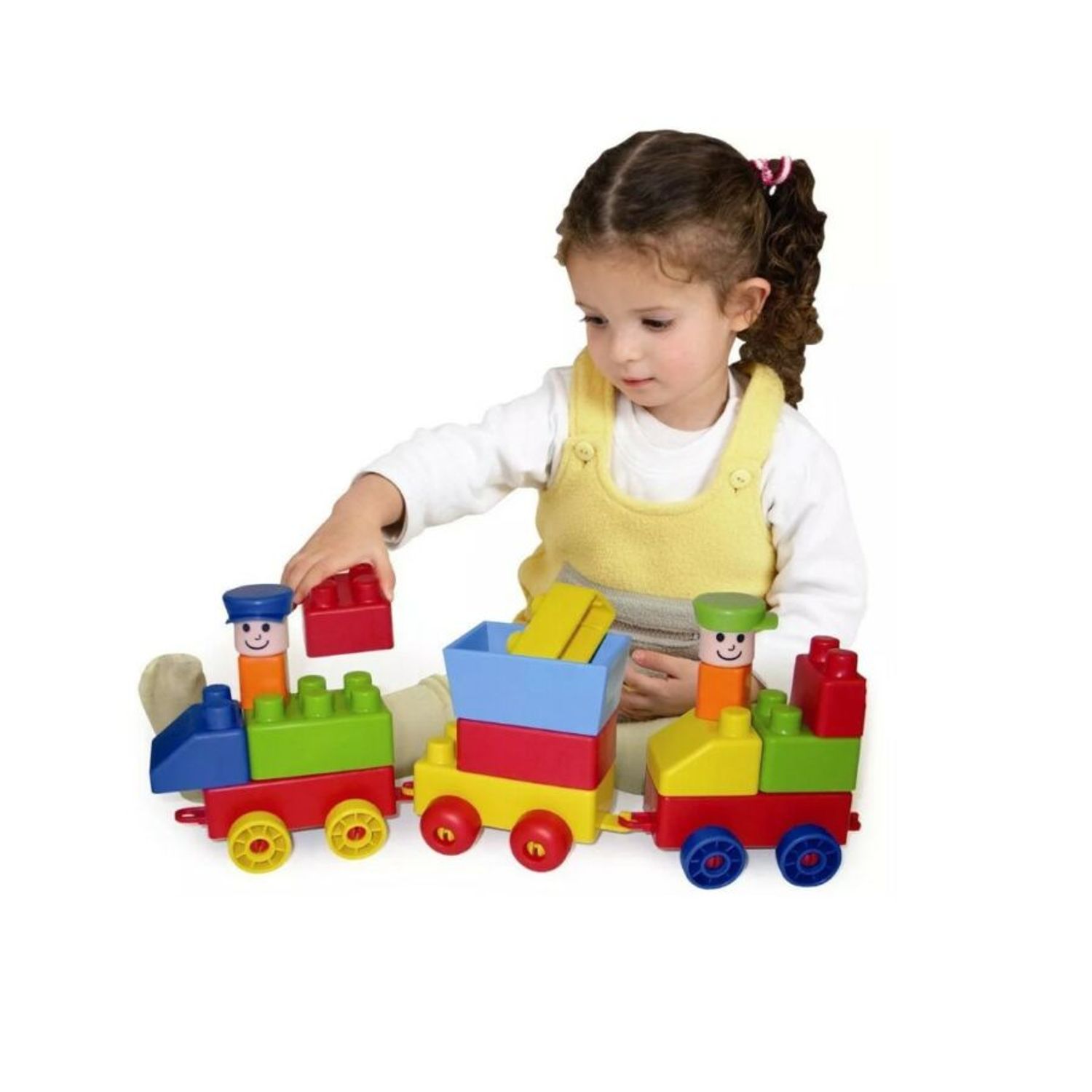 Edushape Set de constructie cu trenulet fotografia produsului