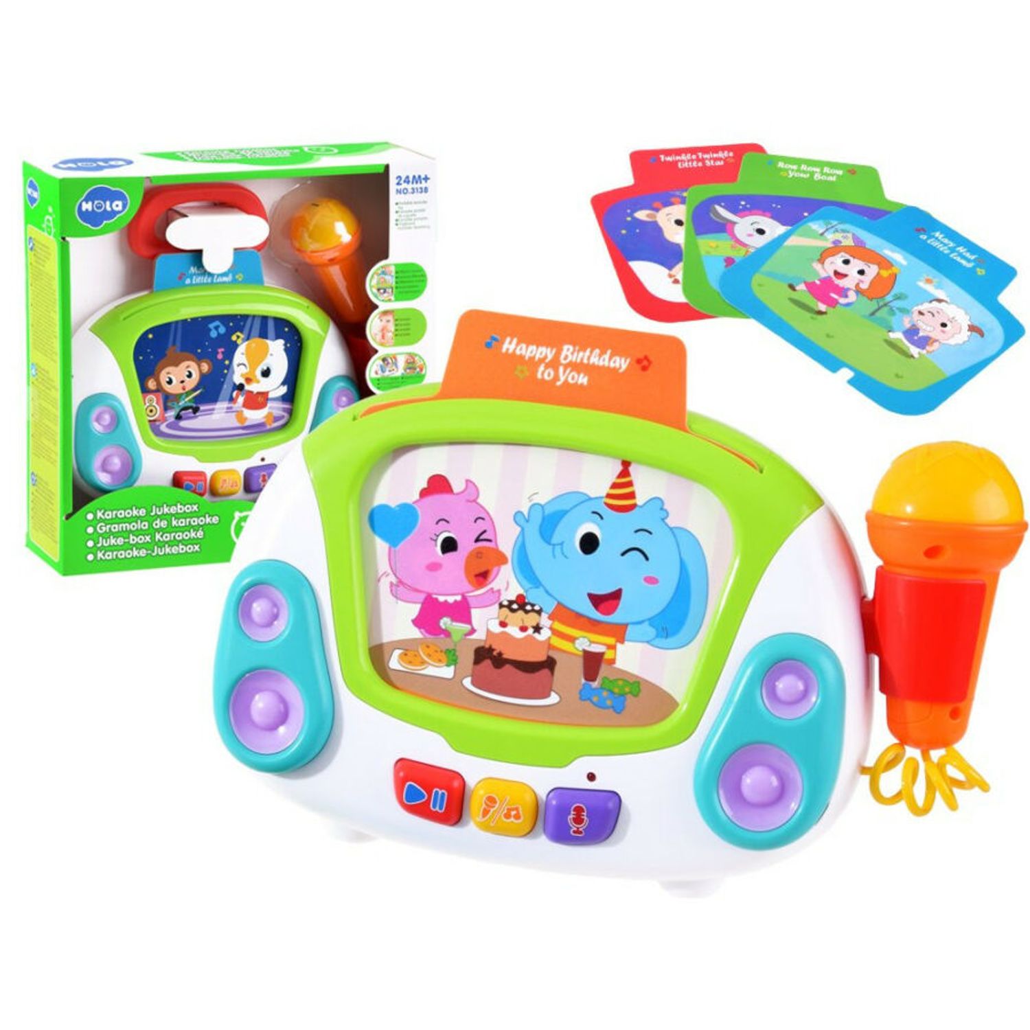 Hola A3138 Set karaoke interactiv pentru copii fotografia produsului