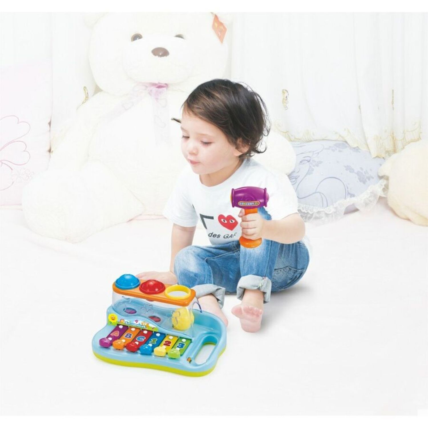 Hola A856 Xilofon cu sunete si mingiute fotografia produsului View 2 L
