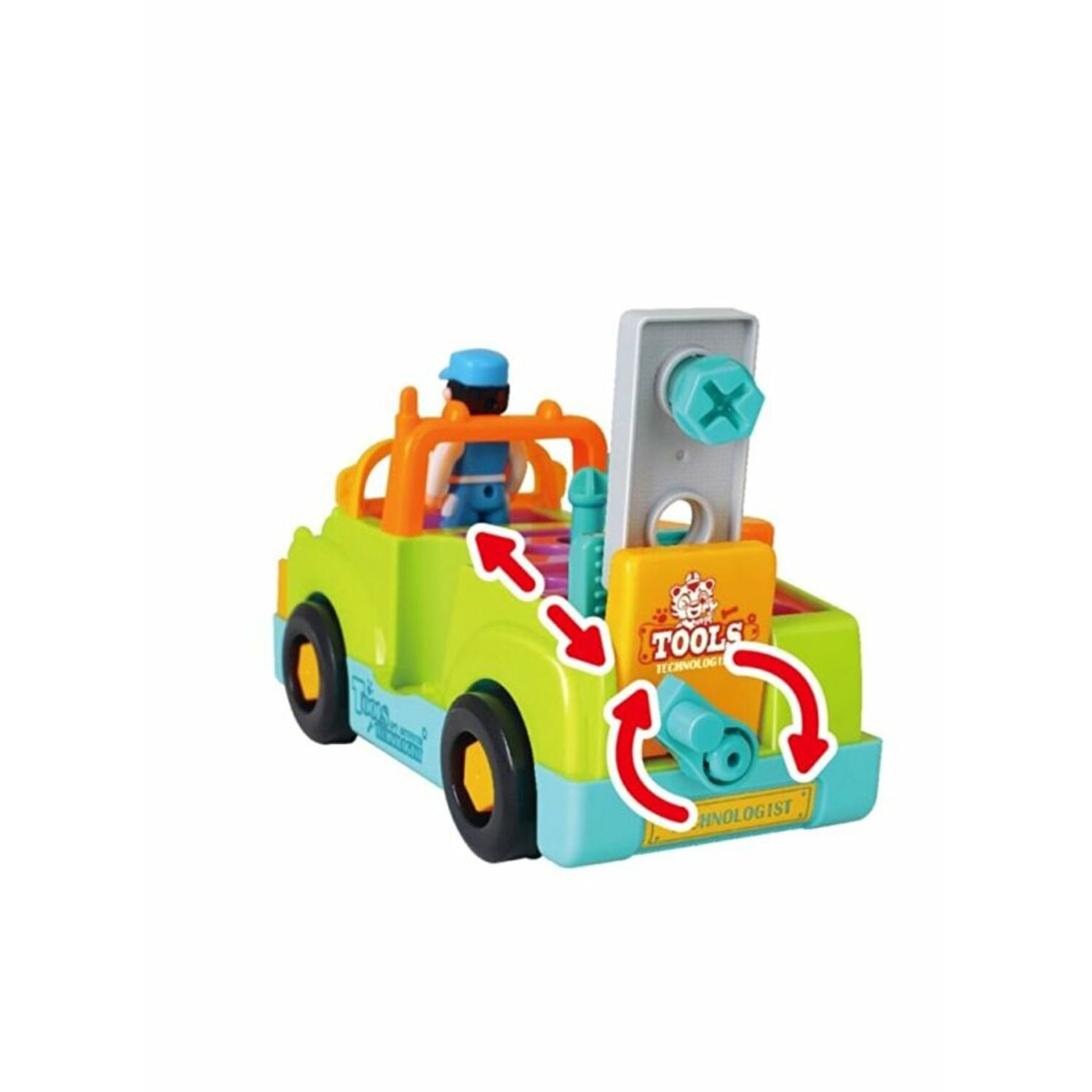 Hola 6109 Camionul cu scule, lumini si sunete fotografia produsului View 2 L