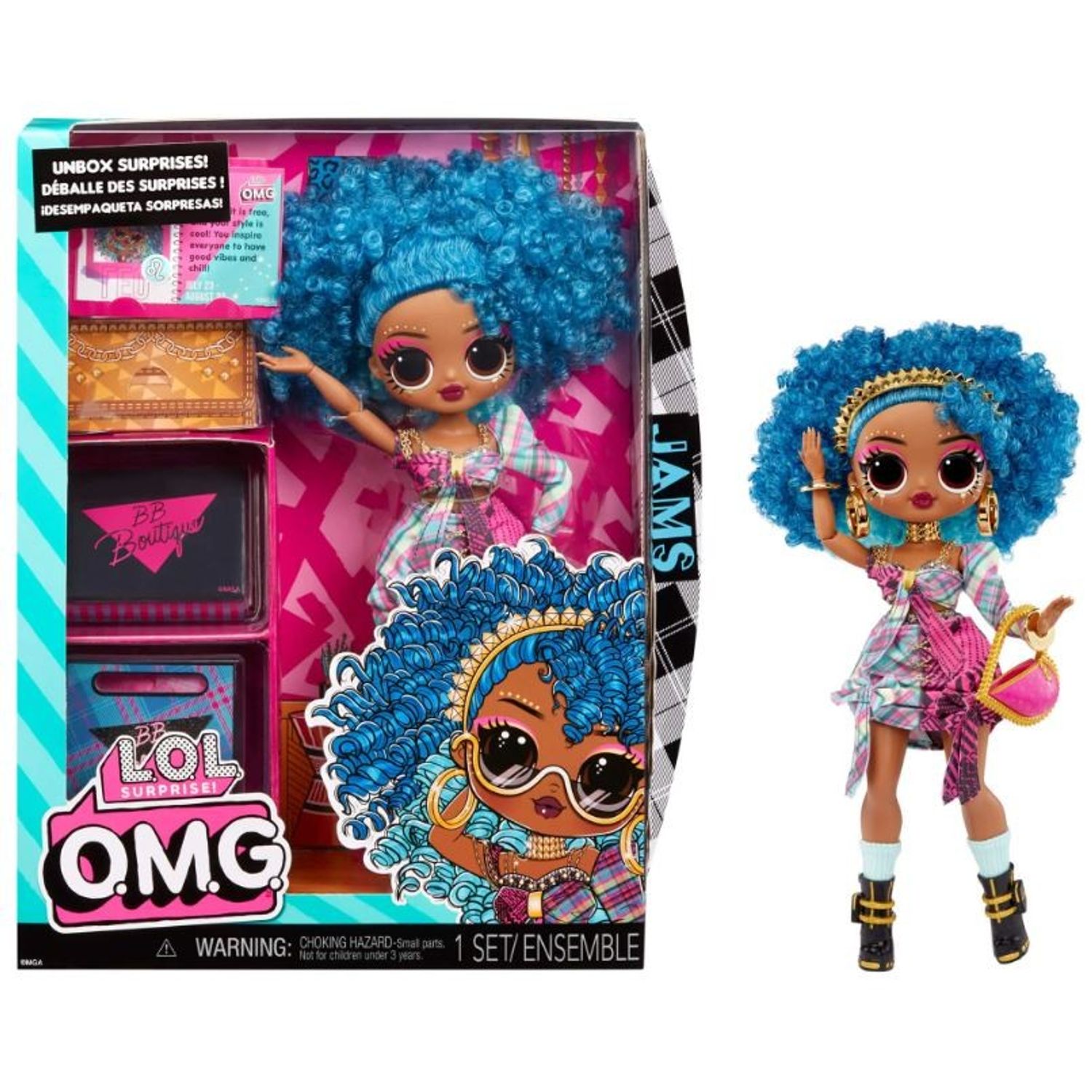 LOL Surprise OMG Doll Basic Series - Jams fotografia produsului