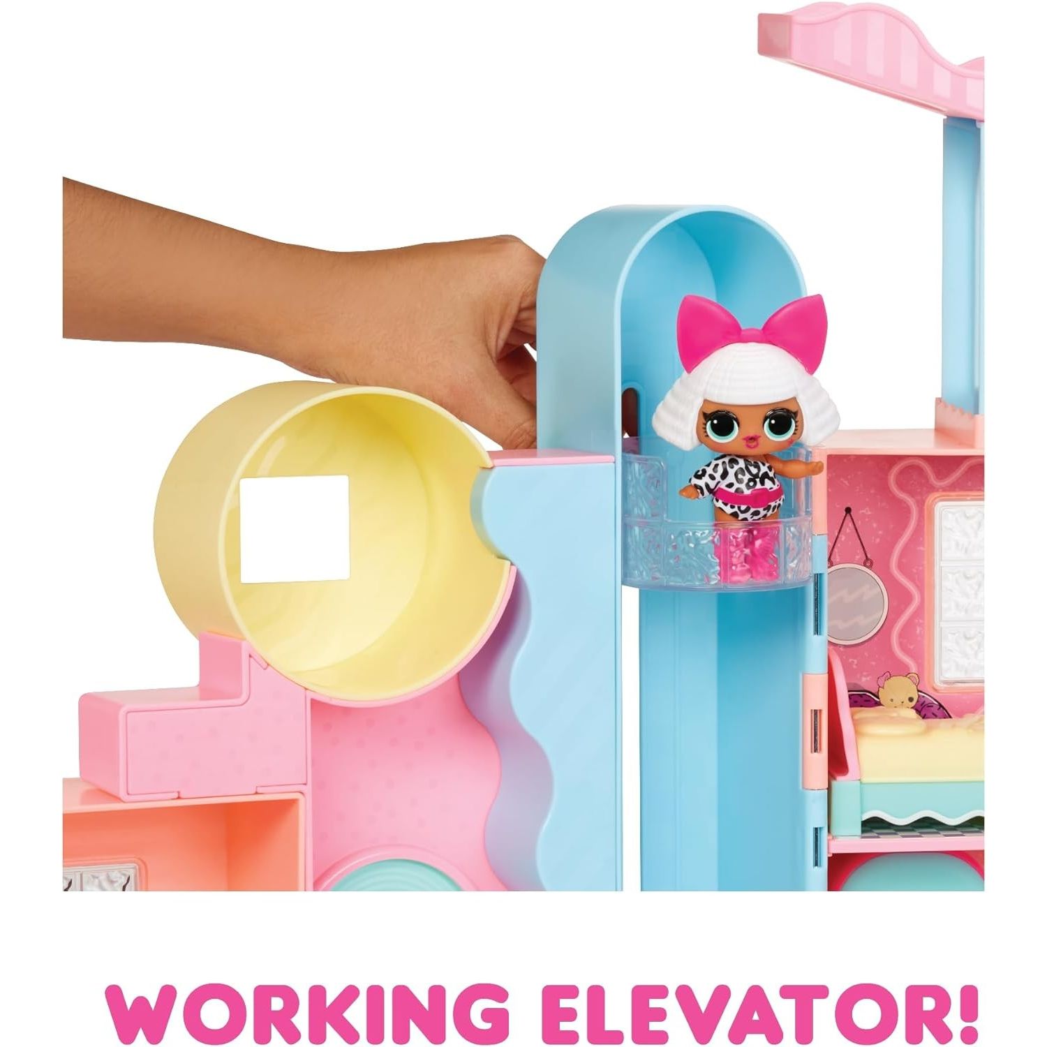 Casuta L.O.L. Surprise! Squish Sand Magic House with Tot- Playset, 593218EUC fotografia produsului View 3 L