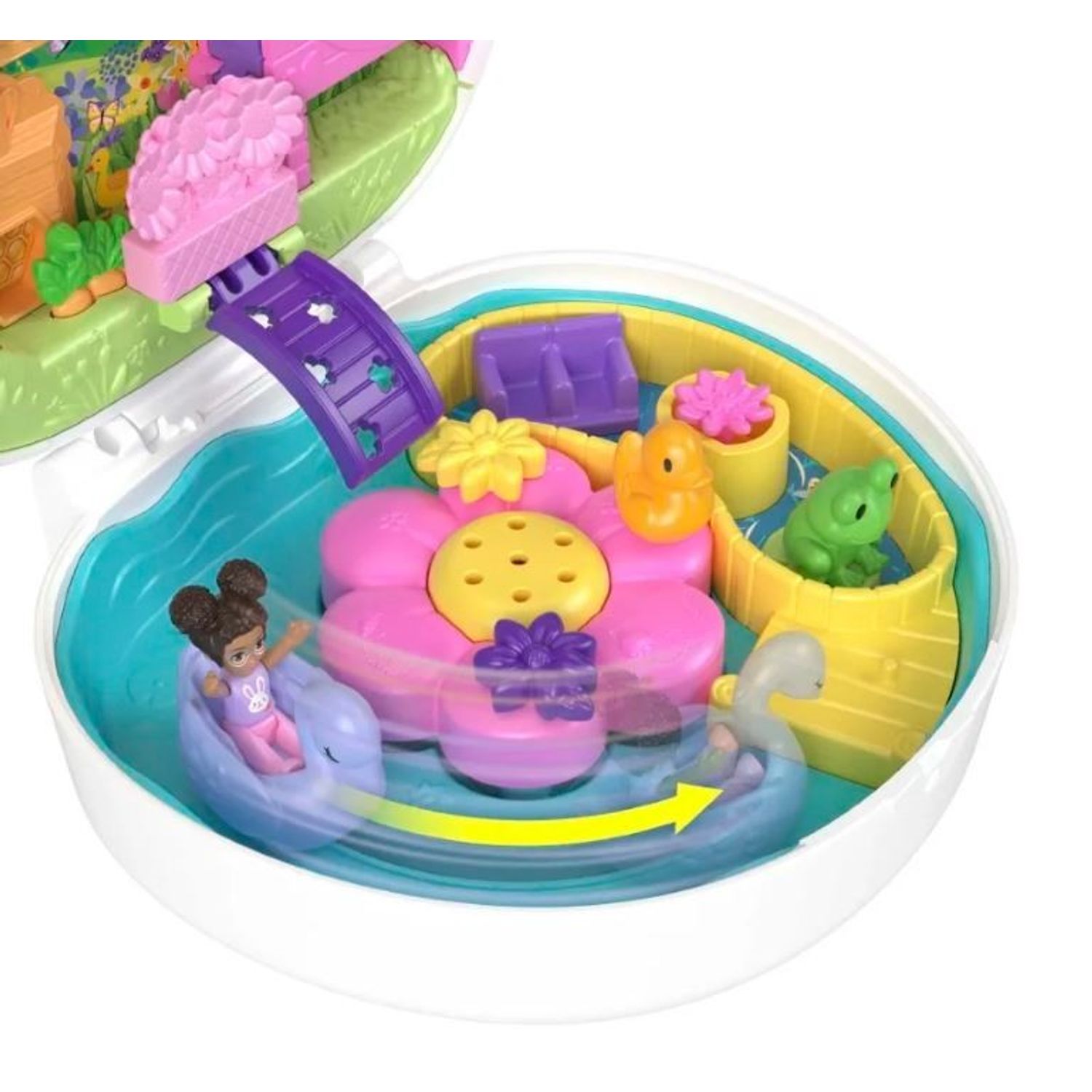 Polly Pocket Bunny Garden Compact Set HKV36 fotografia produsului View 2 L