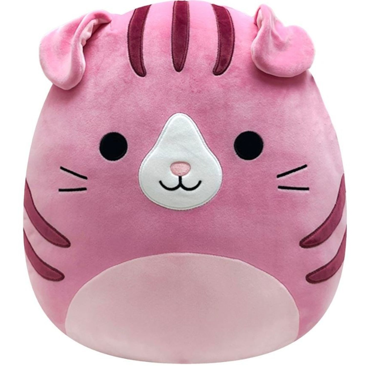 Jucarie de plus Squishmallows, Geraldine the Pink Scottish Fold Cat, 40cm fotografia produsului View 3 L