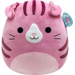 Jucarie de plus Squishmallows, Geraldine the Pink Scottish Fold Cat, 40cm fotografia produsului