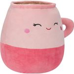 Squishmallows Emery Pink Latte, roz, 35 cm fotografia produsului View 3 S