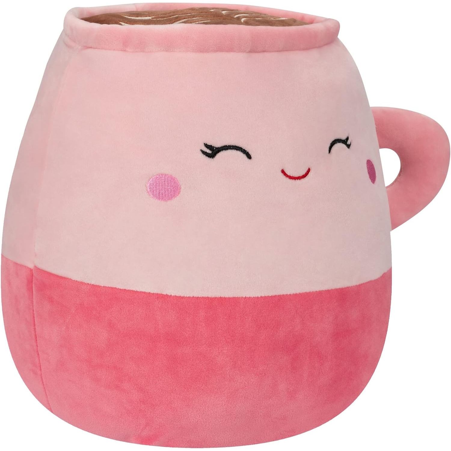 Squishmallows Emery Pink Latte, roz, 35 cm fotografia produsului View 3 L