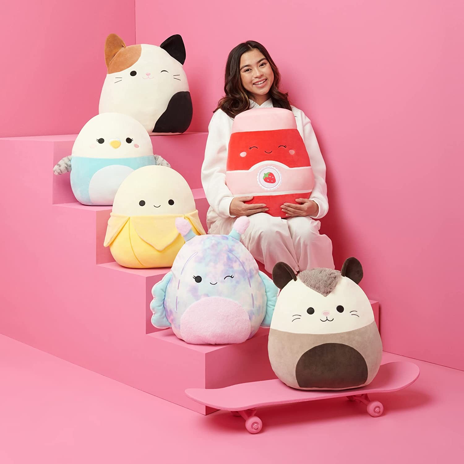 Squishmallows Flip-a-mallow 2in1 Popcorn / Porumb, Conrad /Arnel , 13 cm fotografia produsului View 4 L
