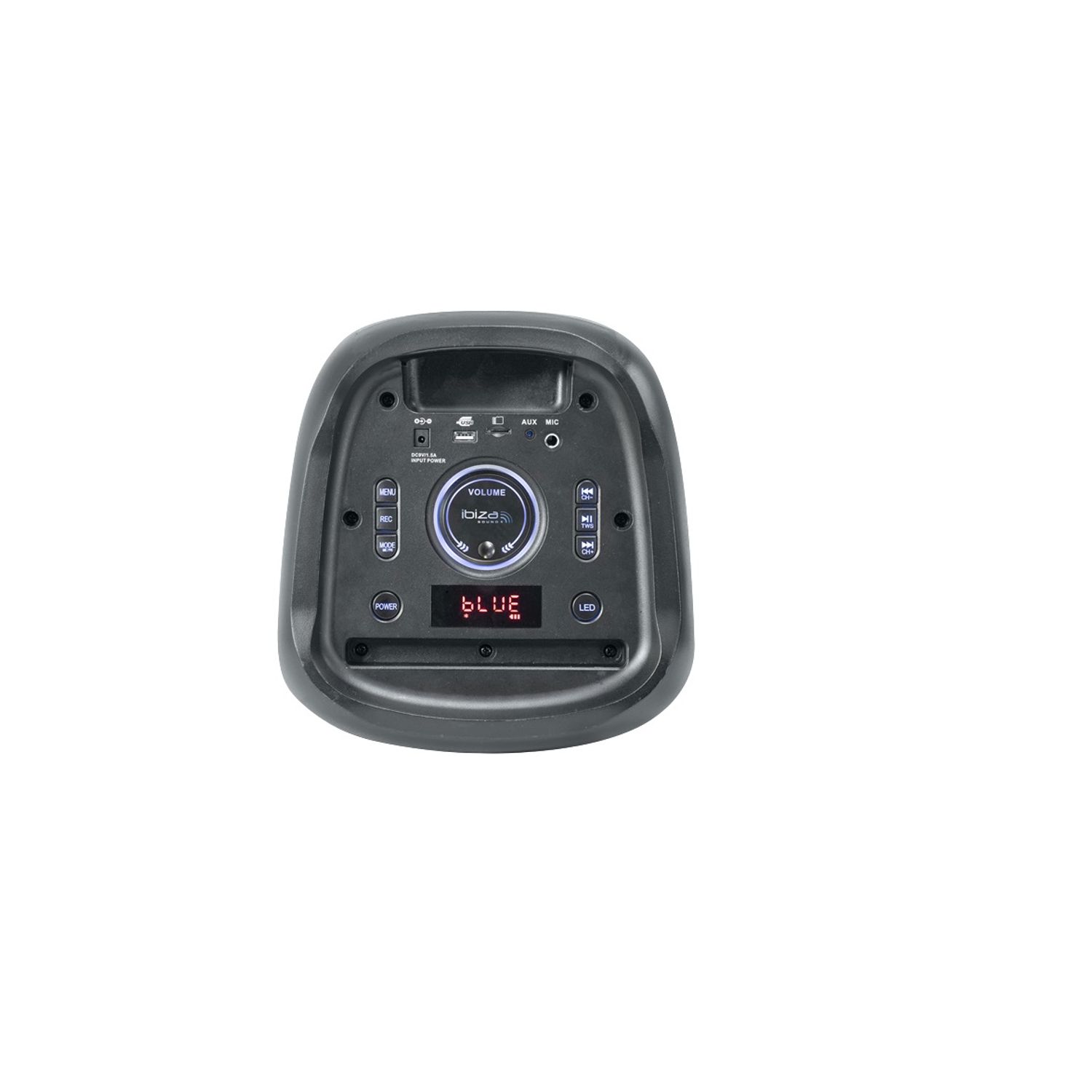 Boxa Portabila 2 x 8 inch, Conectivitate Bluetooth, USB, SD card, Ibiza fotografia produsului View 3 L