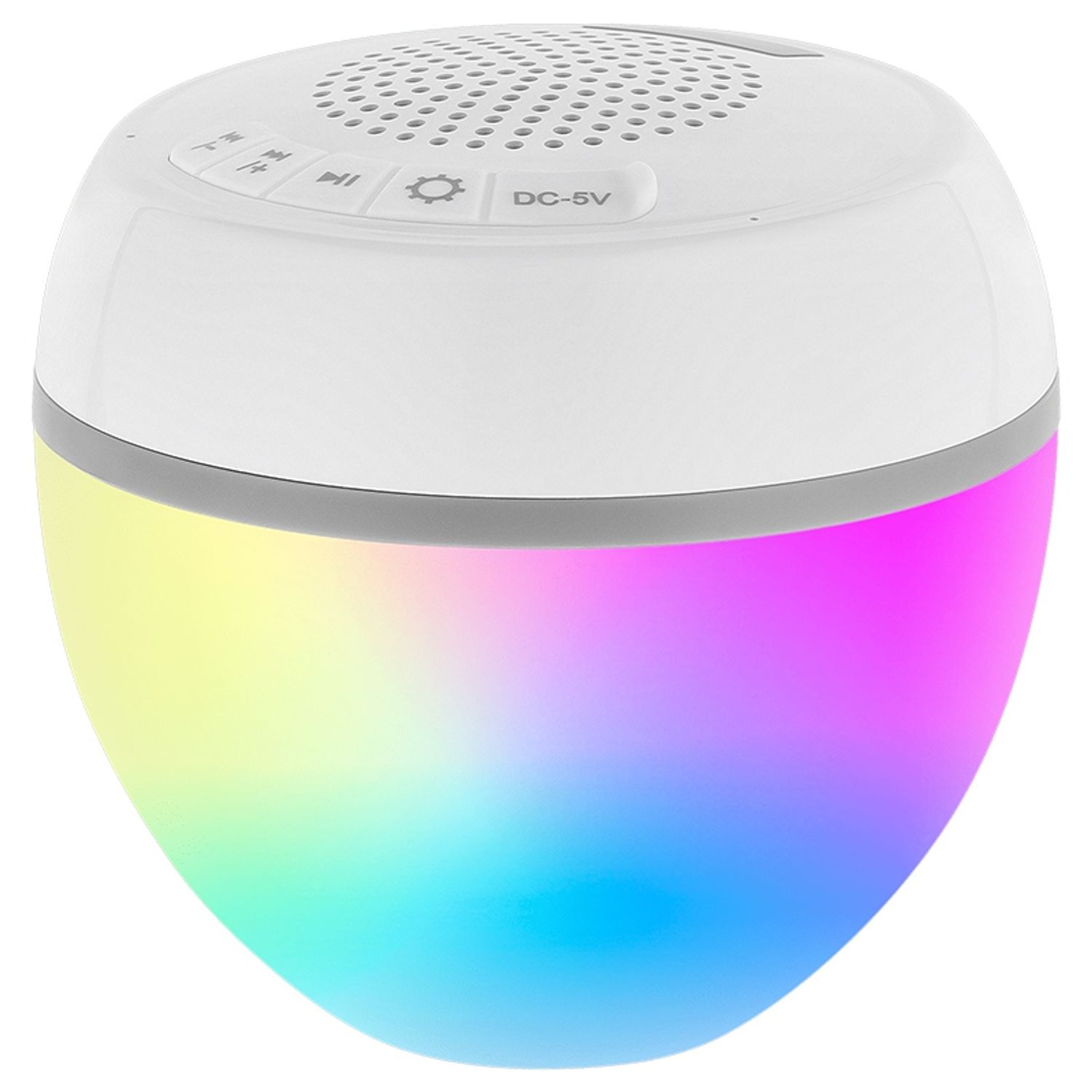 Boxa Portabila Fun Kruger&Matz, Conectivitate Bluetooth, Iluminare RGB, Alb fotografia produsului View 2 L
