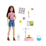 Set de joaca Barbie, Camping Sisters, Skipper cu animal de companie si accesorii fotografia produsului