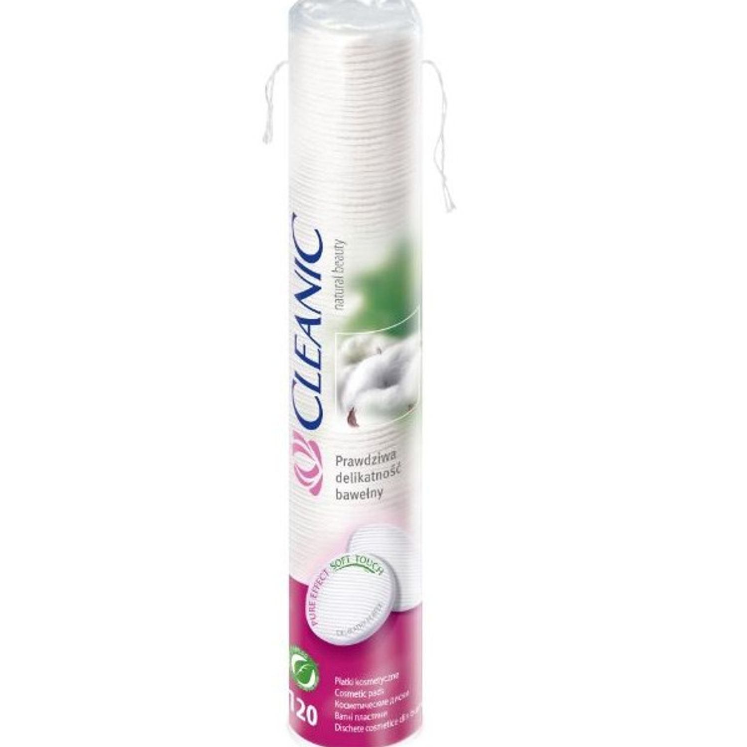 Dischete demachiante Cleanic Pure Effect, 120 buc fotografia produsului