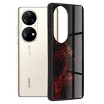 Husa premium  Techsuit - Glaze Series - Huawei P50 Pro - Red Nebula fotografia produsului