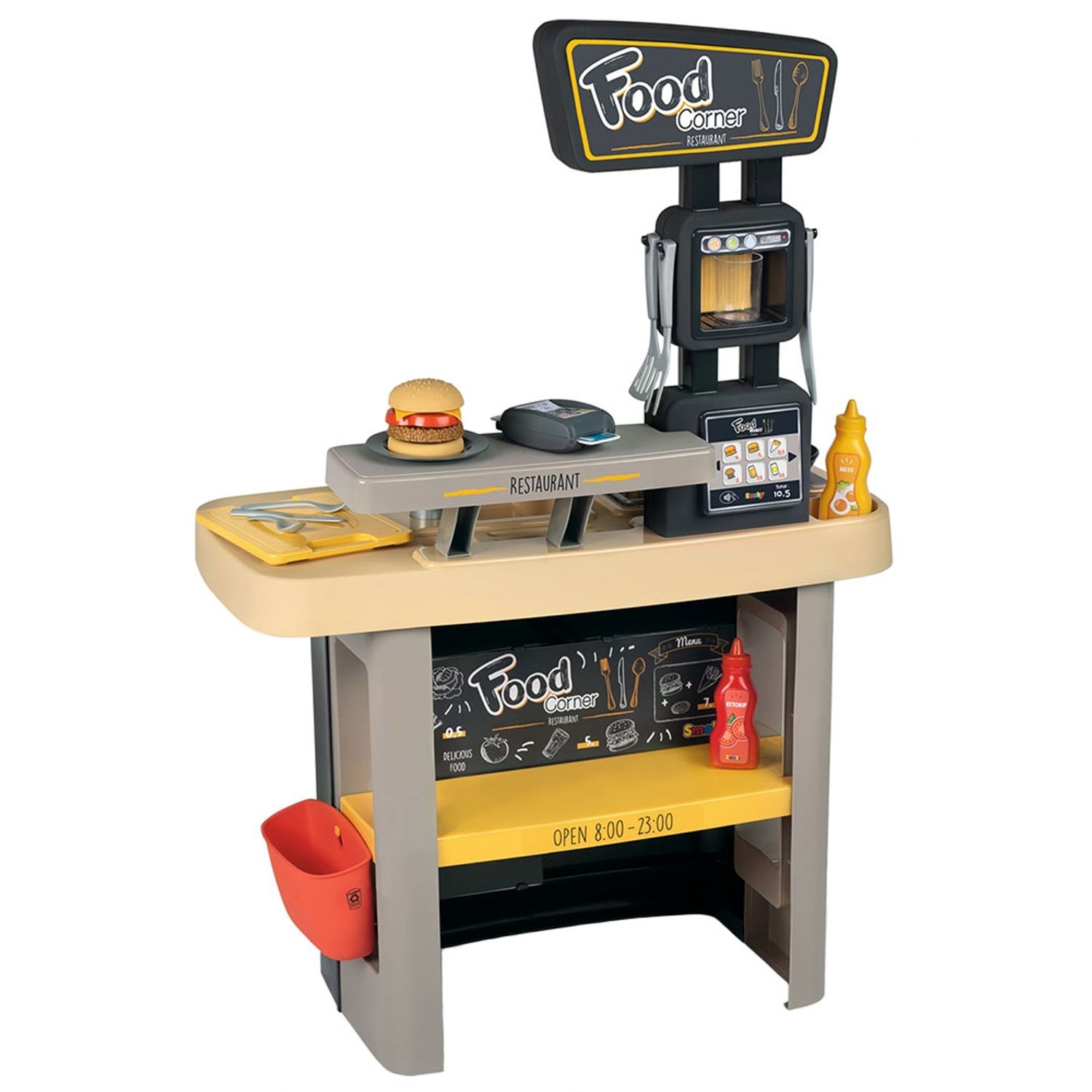 Restaurant pentru copii Smoby Food Corner negru fotografia produsului