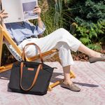 Geanta laptop pentru dama Tomtoc T22M1D1, rezistenta la apa, 14", Negru fotografia produsului View 4 S
