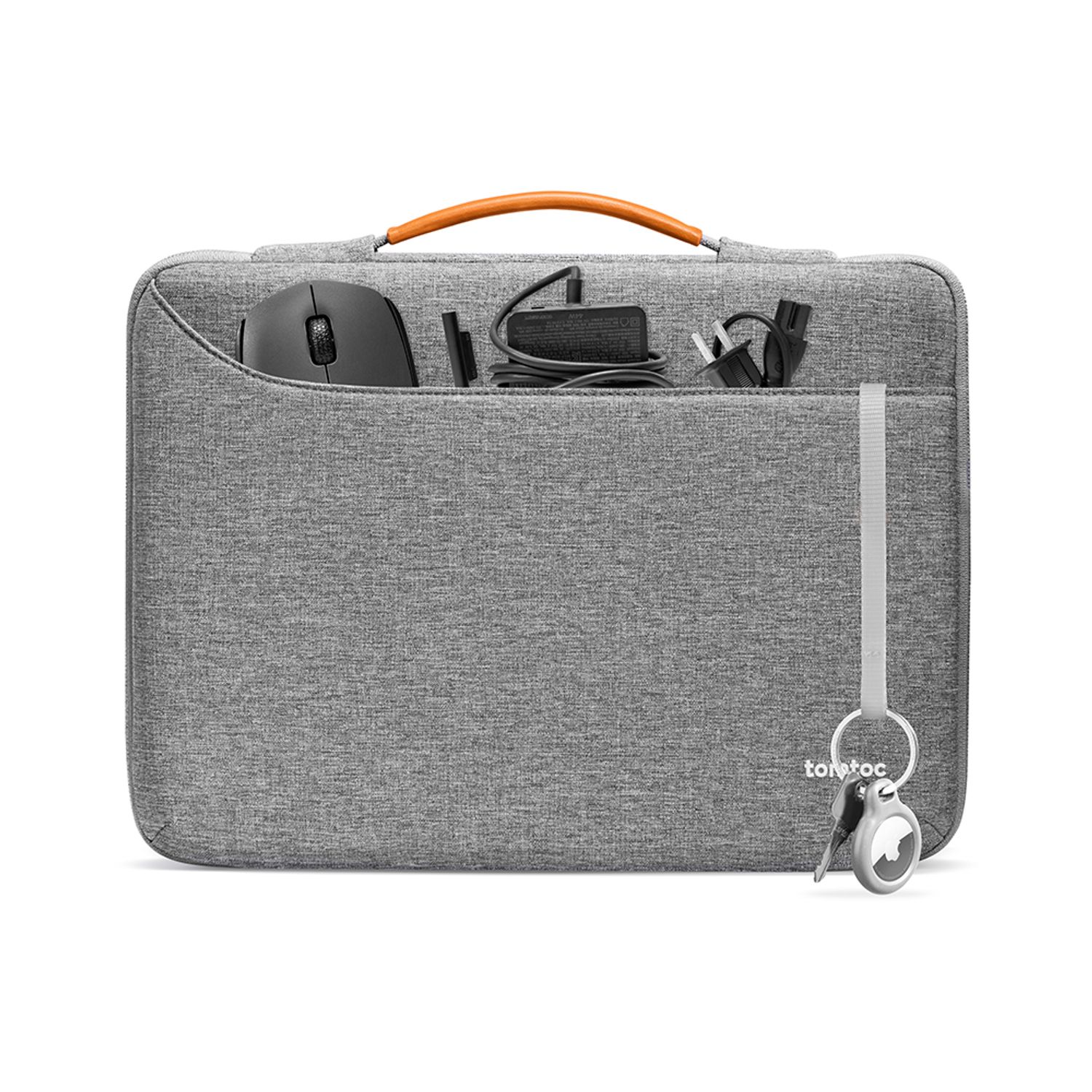 Geanta pentru documente si laptop 16" Tomtoc A22F2G2, protectie 360&deg;, Gri fotografia produsului View 2 L