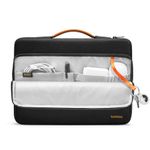 Geanta pentru laptop, antisoc, Tomtoc A14F2D1, fabricata din materiale reciclate, Negru fotografia produsului View 2 S