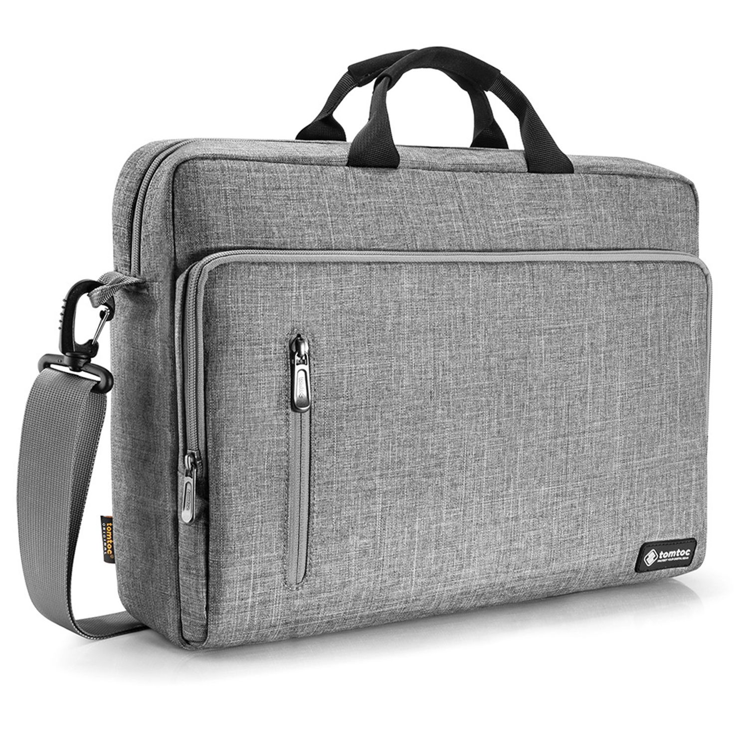 Geanta laptop 16" si documente Tomtoc A43E1G3, curea de umar, Gri fotografia produsului