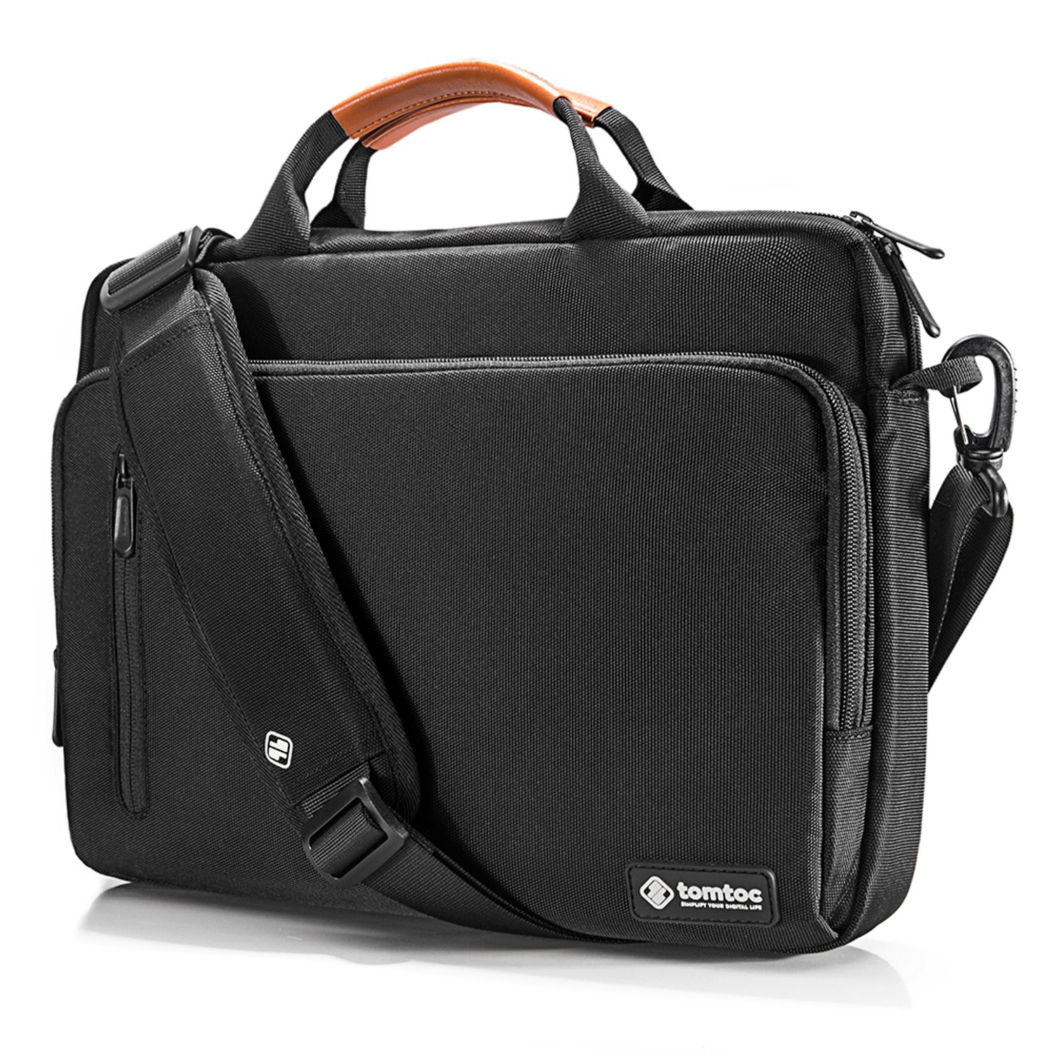 Geanta laptop 14" si documente Tomtoc A43D3D1, curea de umar, Negru fotografia produsului View 3 L
