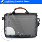 Geanta laptop 14" si documente Tomtoc A43D3D1, curea de umar, Negru fotografia produsului View 4 S