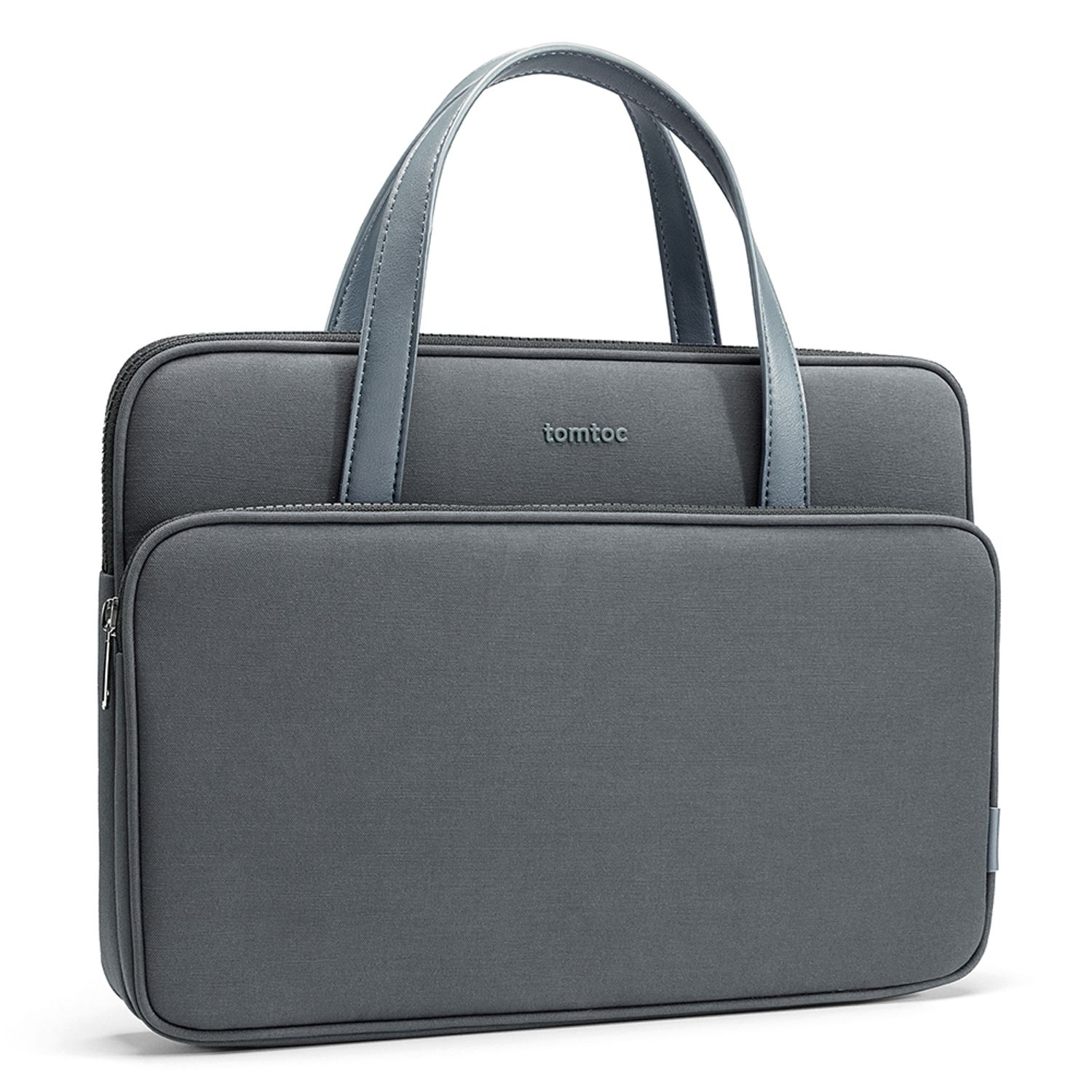 Geanta pentru laptop 14" cu 4 compartimente Tomtoc A11D3G1, colturi ranforsate, Gri fotografia produsului