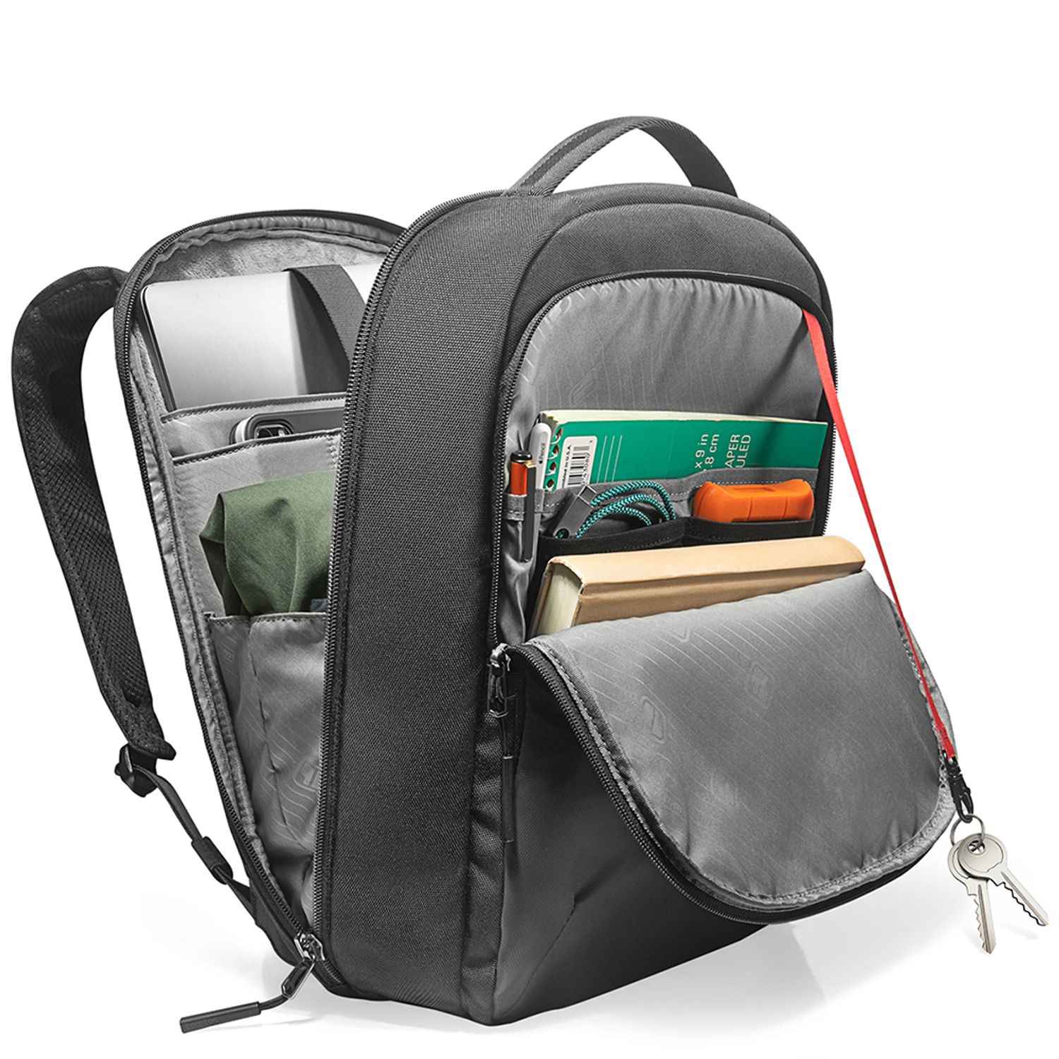 Rucsac premium pentru laptop 16" si tableta Tomtoc T60M1D1, Negru fotografia produsului View 3 L