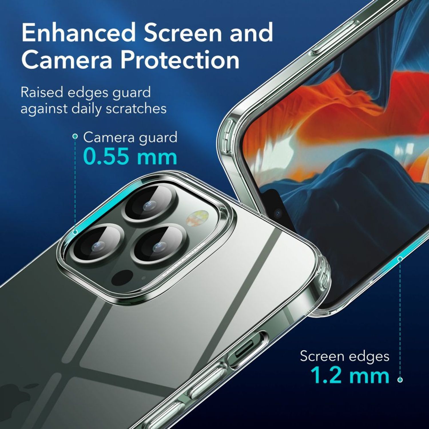Husa de protectie telefon ESR, Project Zero compatibila cu Apple iPhone 13 Pro Max, Transparent fotografia produsului View 4 L