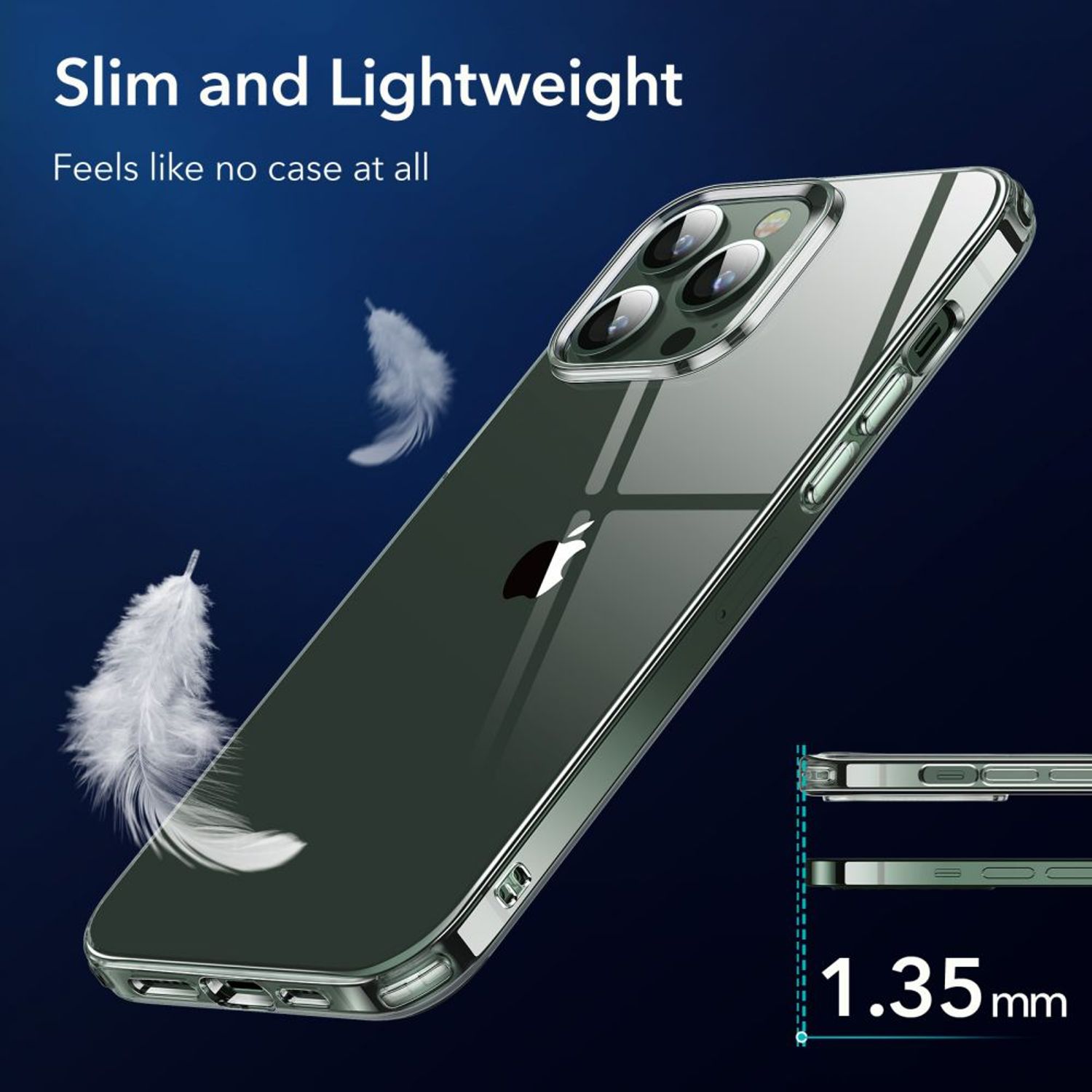 Husa de protectie telefon ESR, Project Zero compatibila cu Apple iPhone 13 Pro, Transparent fotografia produsului View 5 L