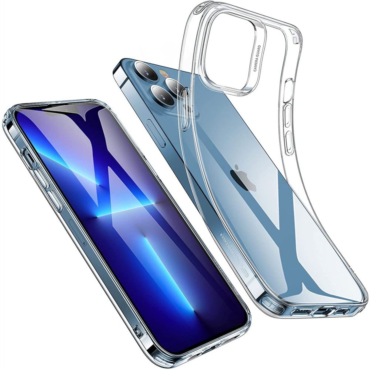 Husa de protectie telefon ESR, Project Zero compatibila cu Apple iPhone 13 Pro, Transparent fotografia produsului View 2 L