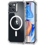 Husa de protectie telefon ESR, Air Armor HaloLock, compatibila cu Apple iPhone 15 Plus, Transparent fotografia produsului