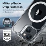 Husa de protectie telefon ESR, Air Armor HaloLock, compatibila cu Apple iPhone 15 Plus, Transparent fotografia produsului View 5 S
