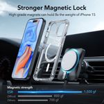 Husa de protectie telefon ESR, Air Armor HaloLock, compatibila cu Apple iPhone 15 Plus, Transparent fotografia produsului View 3 S