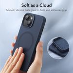 Husa de protectie telefon ESR, Cloud Soft HaloLock, compatibila cu Apple iPhone 15 Plus, Albastru fotografia produsului View 5 S