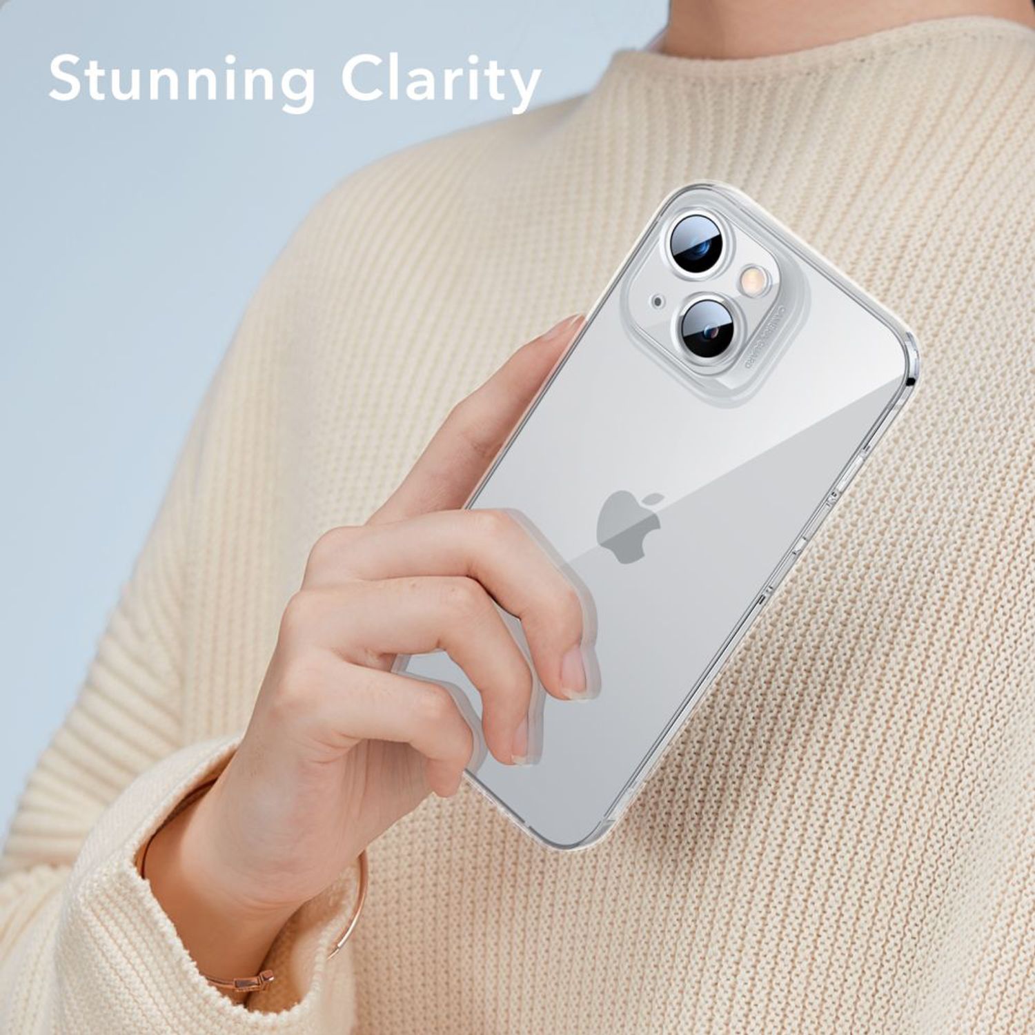 Husa de protectie telefon ESR, Ice Shield, compatibila cu Apple iPhone 14 Plus, Transparent fotografia produsului View 4 L