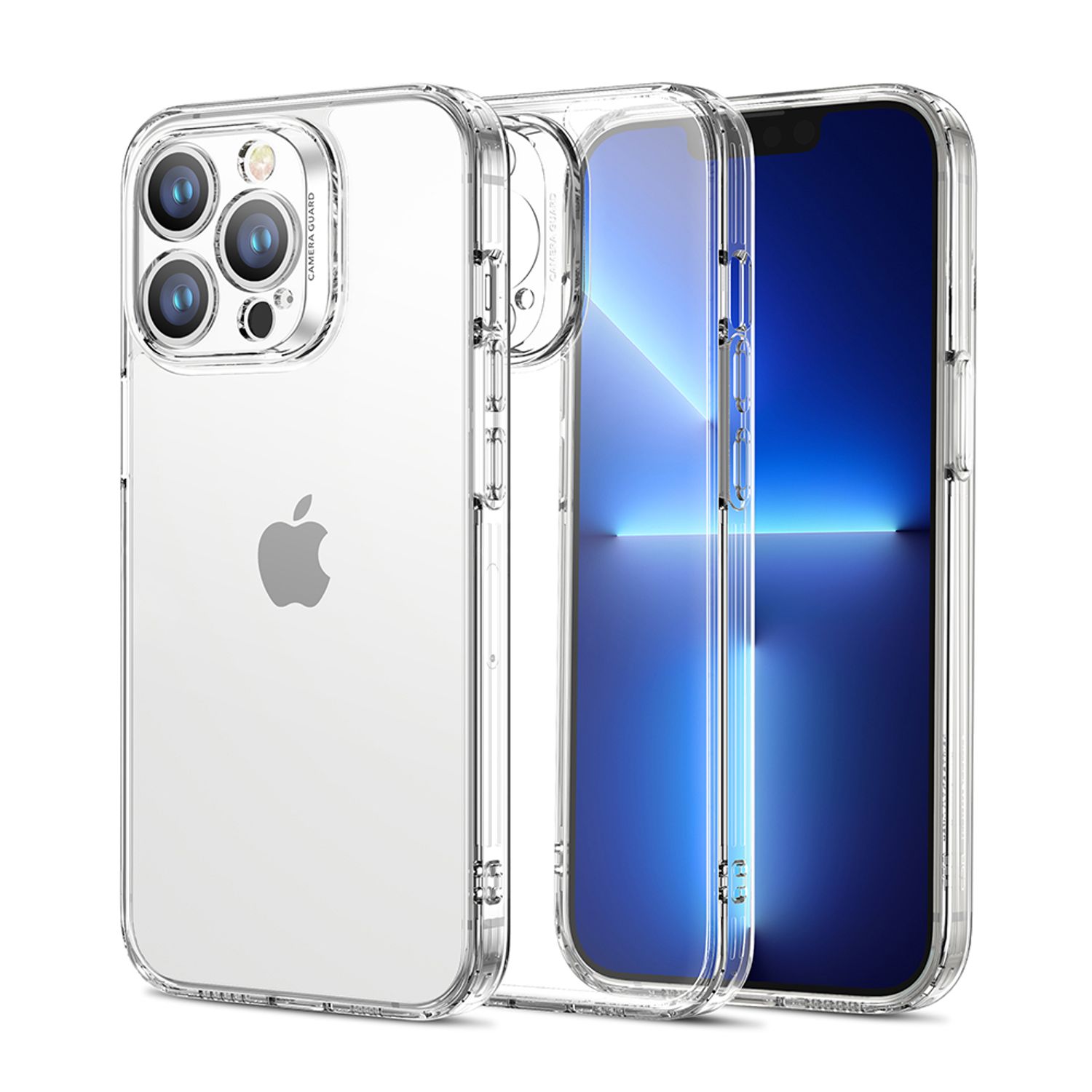 Husa de protectie telefon ESR Ice Shield, compatibila cu Apple iPhone 13 Pro, Transparent fotografia produsului