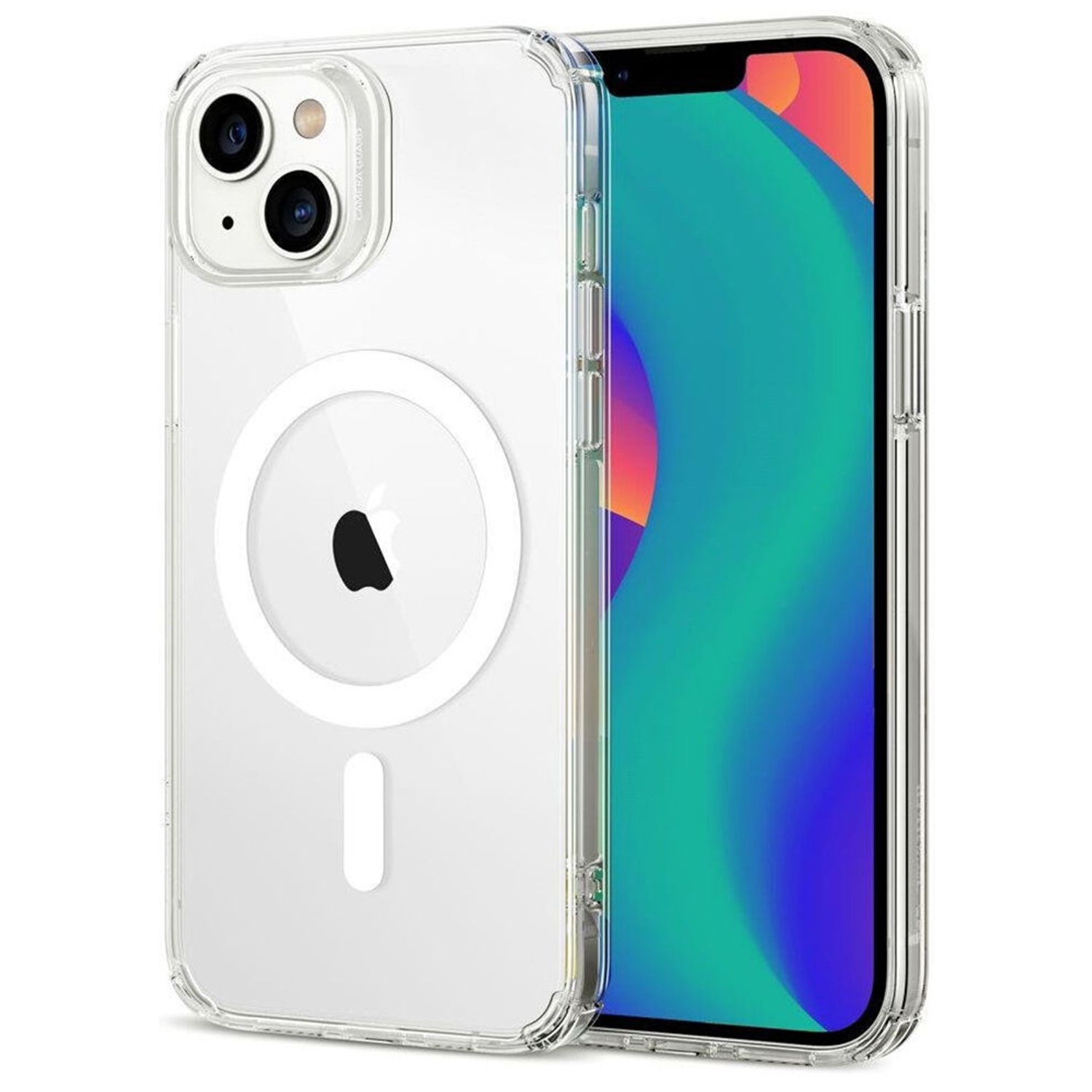 Husa de protectie telefon ESR, Krystec HaloLock, compatibila cu Apple iPhone 14 Plus, Transparent fotografia produsului