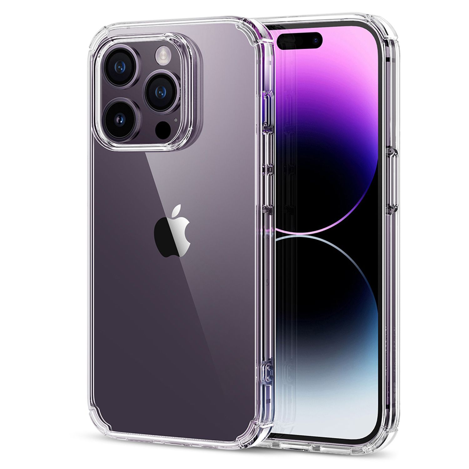 Husa de protectie telefon ESR, Krystec, compatibila cu Apple iPhone 14 Pro Max, Transparent fotografia produsului