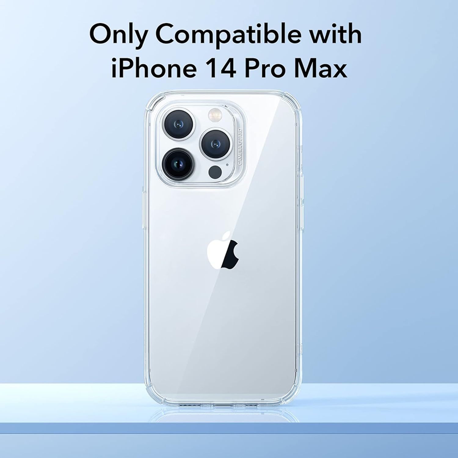 Husa de protectie telefon ESR, Krystec, compatibila cu Apple iPhone 14 Pro Max, Transparent fotografia produsului View 4 L
