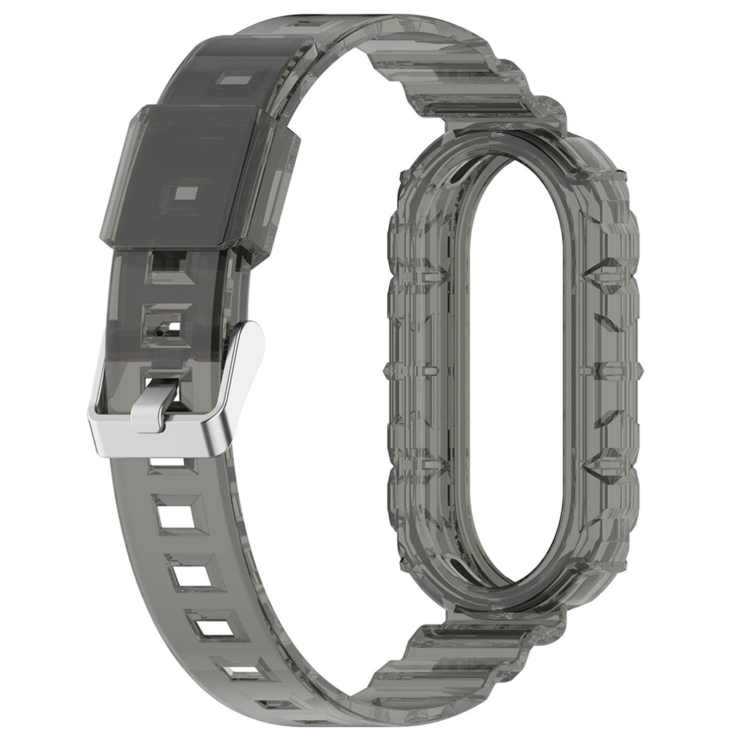 Curea ceas compatibila cu Xiaomi Mi Band 8 NFC, Negru - ES00728 fotografia produsului View 2 L